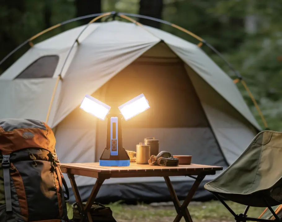 Série multifuncional de luzes LED para acampamento