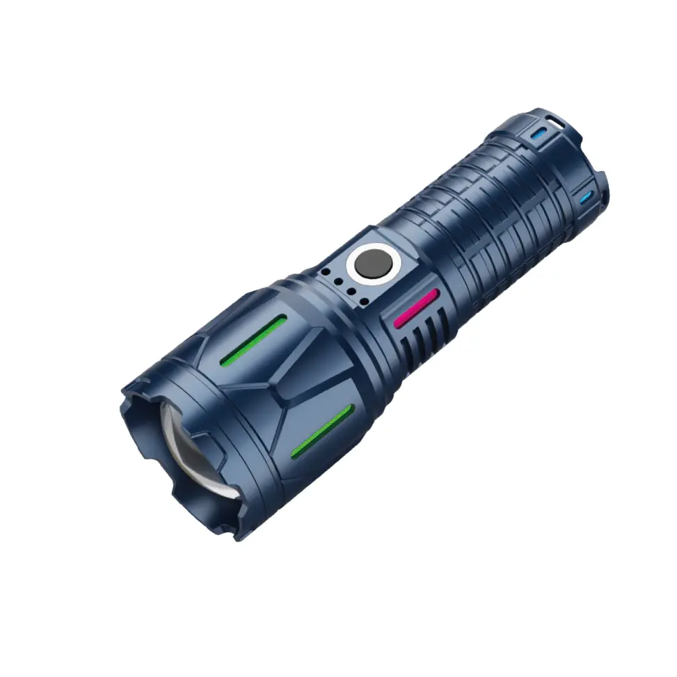 Tocha EDC tática recarregável de alto brilho de 10 W